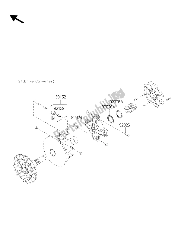 All parts for the Optional Parts of the Kawasaki Brute Force 750 4X4I EPS HFF 2015