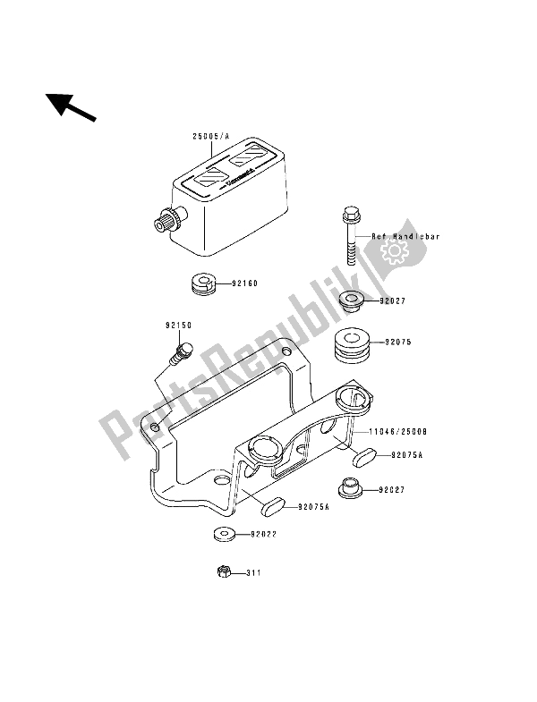 Todas las partes para Metro de Kawasaki KDX 200 1994