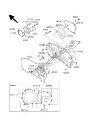 cubierta del motor derecha