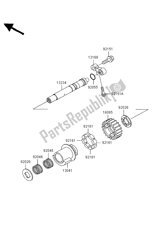 Wszystkie części do Stabilizator Kawasaki Ninja ZX 12R 1200 2002