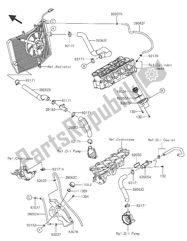 Wszystkie części do Wodoci? G Kawasaki Ninja ZX 6R ABS 600 2016