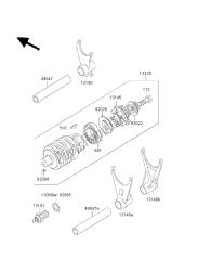 GEAR CHANGE DRUM & SHIFT FORK