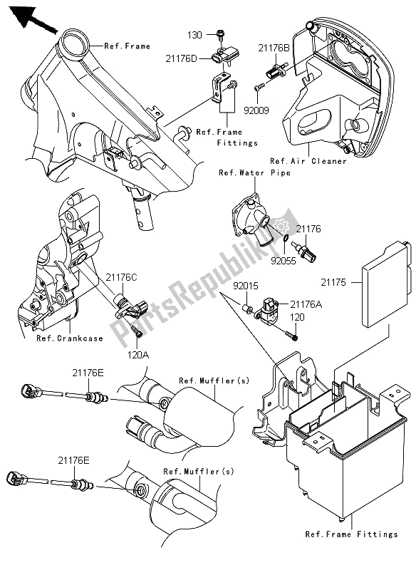 Tutte le parti per il Iniezione Di Carburante del Kawasaki VN 900 Custom 2012