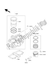 Pièces de rechange pour Kawasaki EN 500 1992✔️