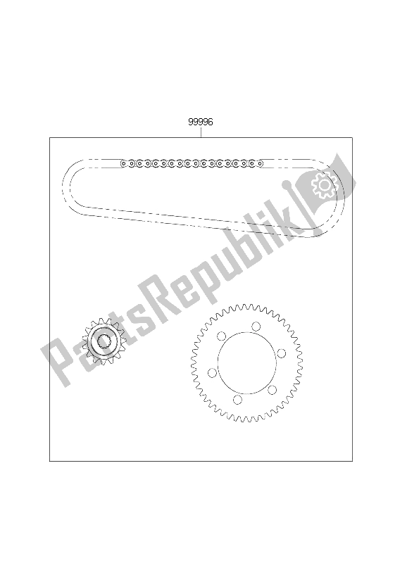 Todas las partes para Kit De Cadena de Kawasaki VN 800 Classic 2004