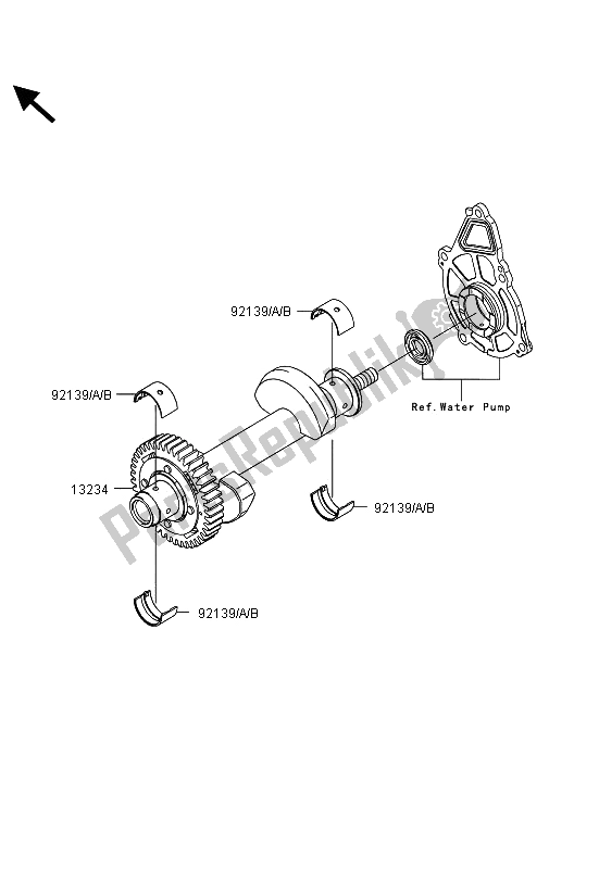 Wszystkie części do Stabilizator Kawasaki ER 6N 650 2013