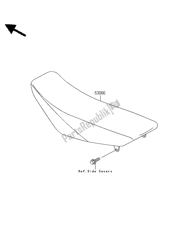 Tutte le parti per il Posto A Sedere del Kawasaki KX 85 SW LW 2013