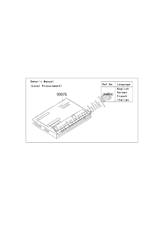 All parts for the Manual of the Kawasaki KLR 650C 2004