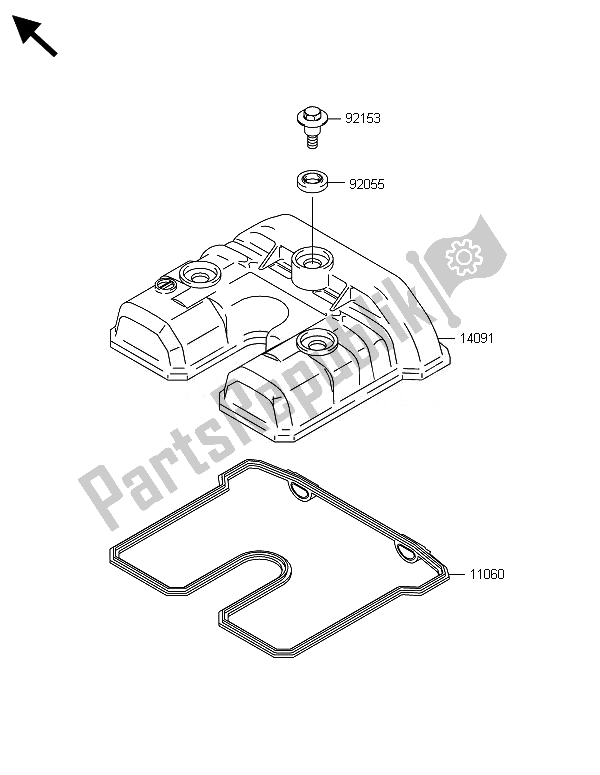 Wszystkie części do Cylinder Kawasaki KLX 250 2014