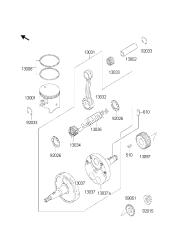 vilebrequin et piston