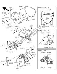 cubiertas del motor izquierdo