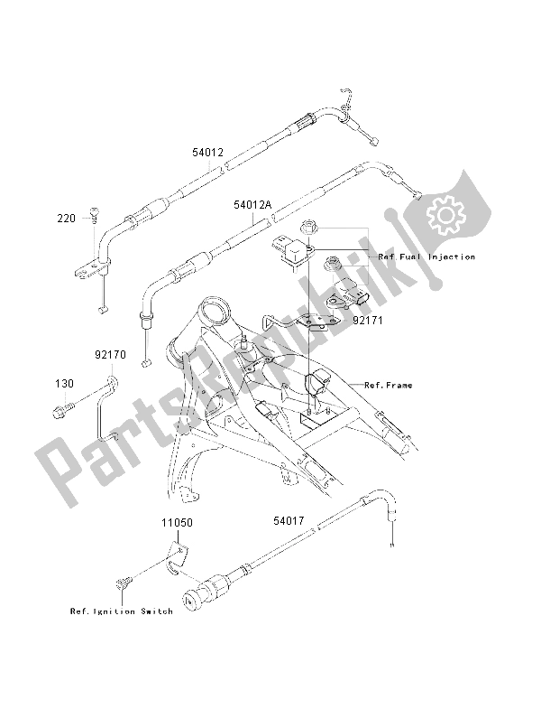 Todas las partes para Cables de Kawasaki VN 1500 Classic FI 2000