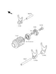 versnelling veranderen drum & schakelvork