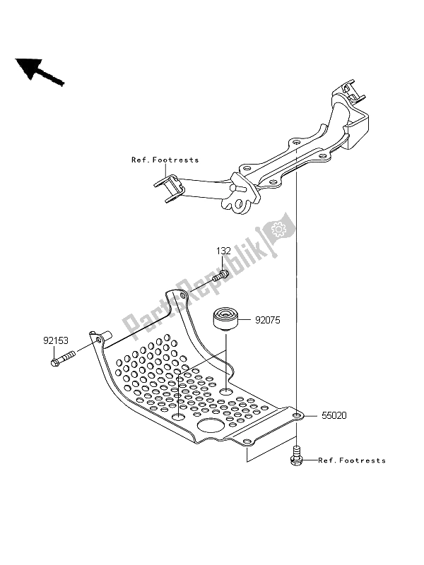 Toutes les pièces pour le Garde du Kawasaki KLX 110 2011