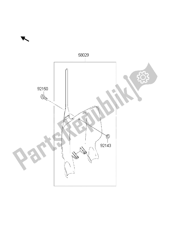 All parts for the Accessory of the Kawasaki KX 500 2002