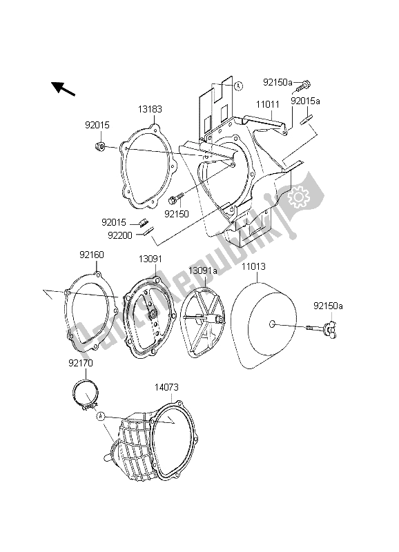 Todas las partes para Filtro De Aire de Kawasaki KX 250 1998