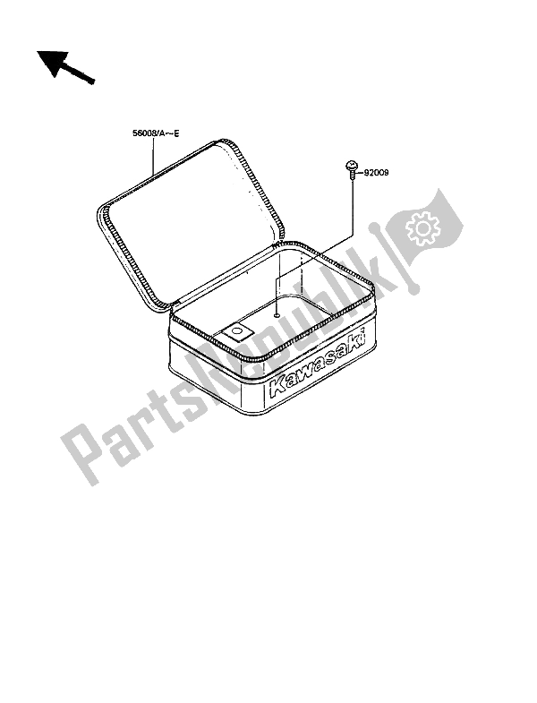 All parts for the Accessory of the Kawasaki KLR 250 1989