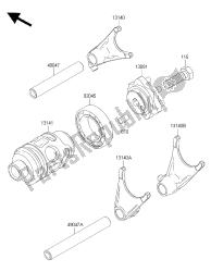 GEAR CHANGE DRUM & SHIFT FORK(S)