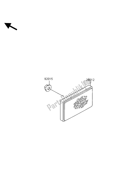 Todas las partes para Reflectores (eu, Uk) de Kawasaki KVF 360 4X4 2006