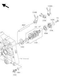 GEAR CHANGE DRUM & SHIFT FORK(S)