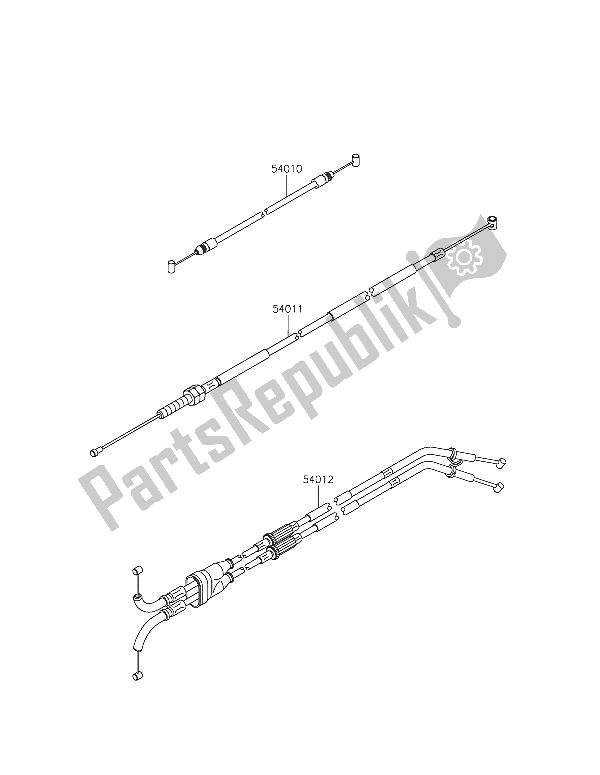 Todas las partes para Cables de Kawasaki Ninja ZX 10R ABS 1000 2016