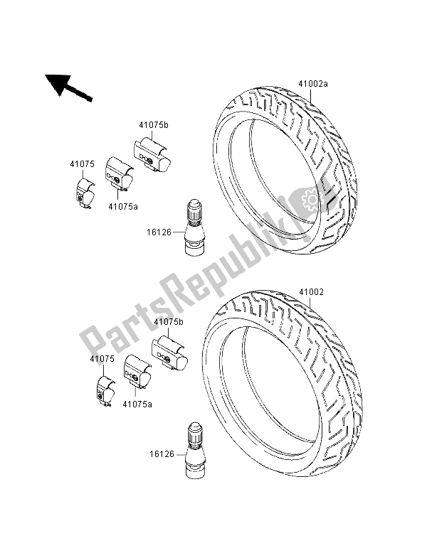 Todas las partes para Llantas de Kawasaki ZXR 400 1997