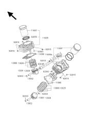 cylindre et piston (s)