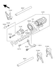 GEAR CHANGE DRUM & SHIFT FORK