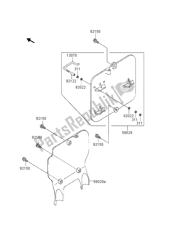 Todas las partes para Evaluativo de Kawasaki KX 80 SW LW 1997