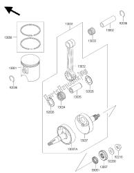 vilebrequin et piston (s)