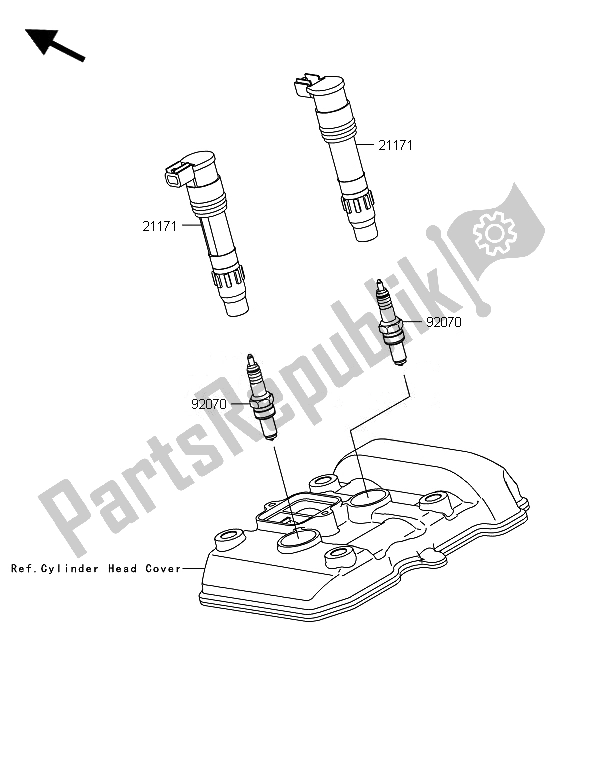 Todas las partes para Sistema De Encendido de Kawasaki Ninja 300 2014