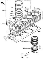 cylinder i tłok (zx750ge000001 006883)