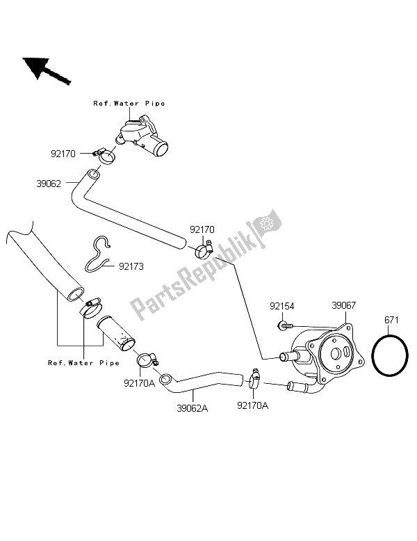 Tutte le parti per il Radiatore Dell'olio del Kawasaki Ninja ZX 10R 1000 2012