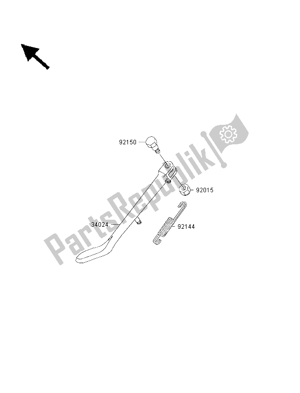 Toutes les pièces pour le Supporter du Kawasaki VN 1500 Drifter 1999