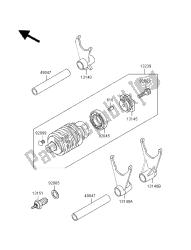 GEAR CHANGE DRUM & SHIFT FORK