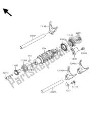 tambour de changement de vitesse et fourche (s) de changement de vitesse