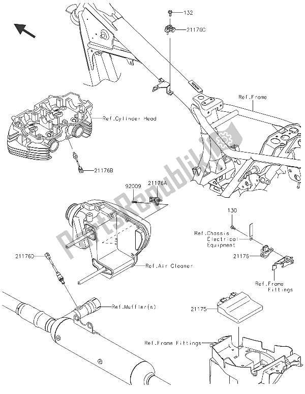 Tutte le parti per il Iniezione Di Carburante del Kawasaki W 800 2016
