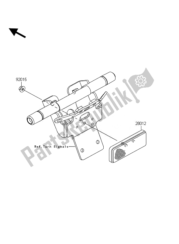 Tutte le parti per il Riflettori del Kawasaki VN 1700 Classic Tourer ABS 2010