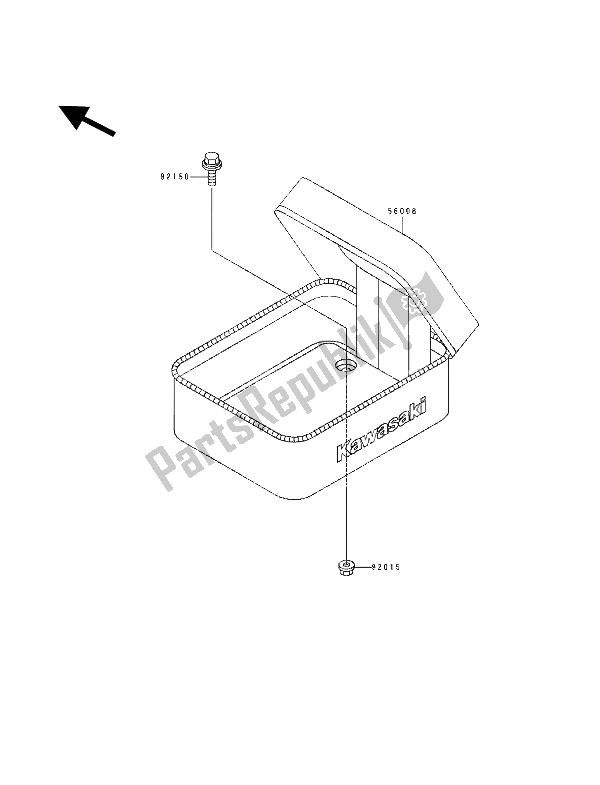 Todas las partes para Accesorio de Kawasaki KDX 250 1991