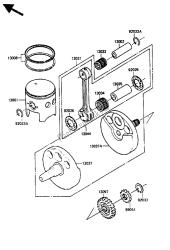 vilebrequin et piston