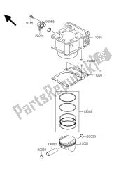 cylindre et piston (s)