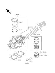 cylindre et piston (s)