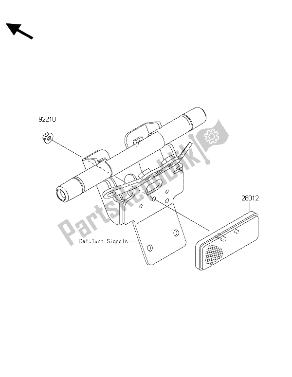 All parts for the Reflectors of the Kawasaki Vulcan 1700 Nomad ABS 2015