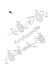 tambour de changement de vitesse et fourchette de changement de vitesse