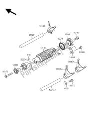 GEAR CHANGE DRUM & SHIFT FORK