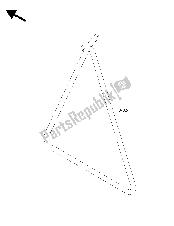 All parts for the Stand(s) of the Kawasaki KX 85 LW 2015