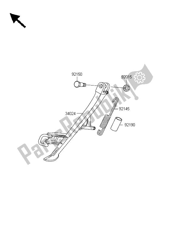 Todas las partes para Estar de Kawasaki Z 1000 2004