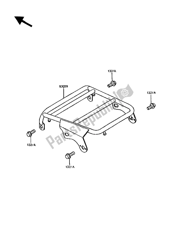 Alle onderdelen voor de Accessoire van de Kawasaki KMX 200 1989