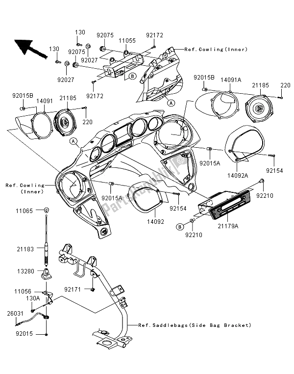 All parts for the Other of the Kawasaki VN 1700 Voyager Custom ABS 2012