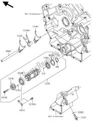 tambour de changement de vitesse et fourchette de changement de vitesse